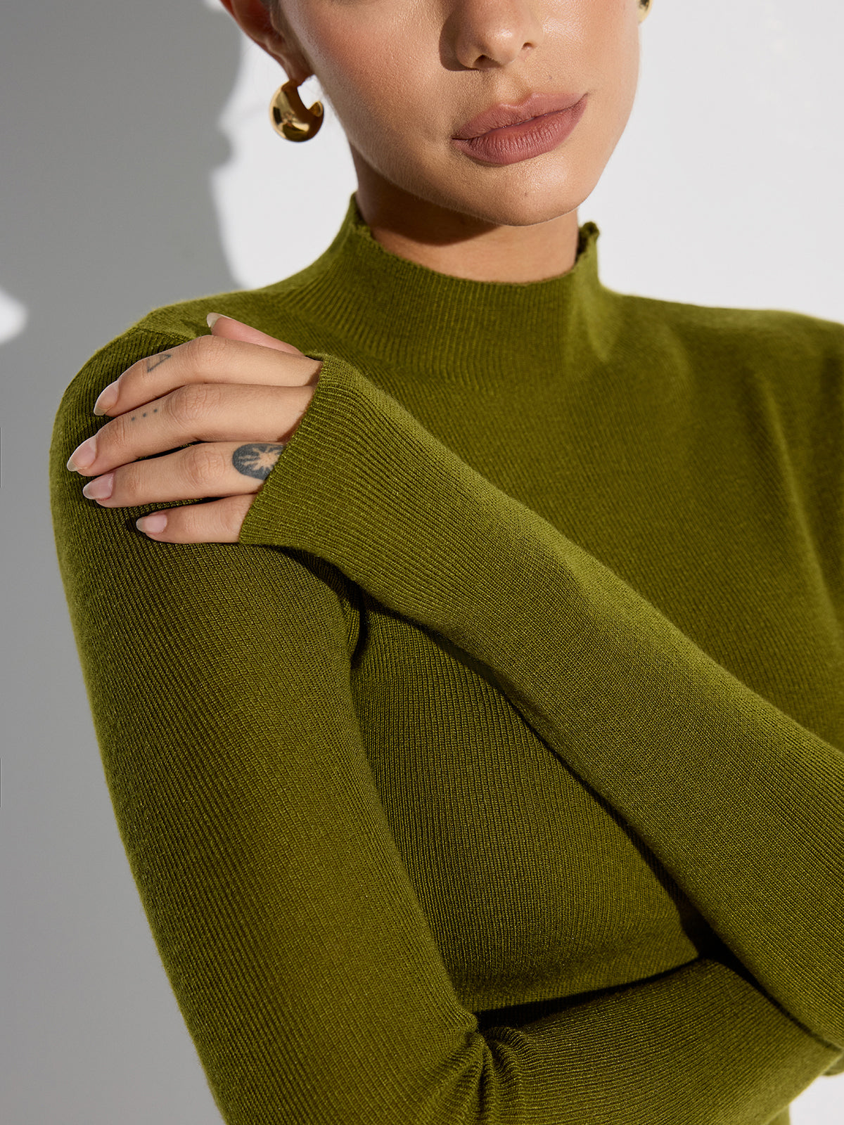 Sylvie Wool-Blend Knit Top — photo 4
