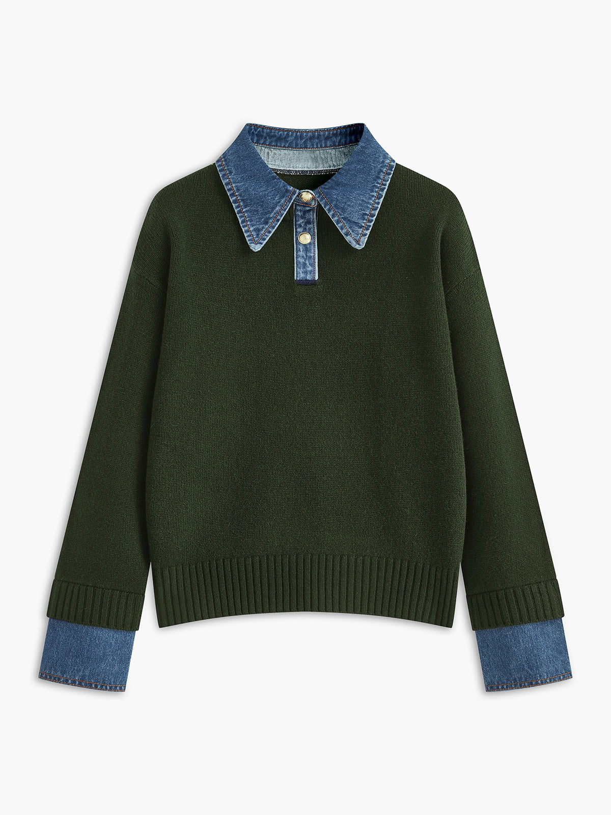 Noelle Lapel Relaxed Sweater — photo 9