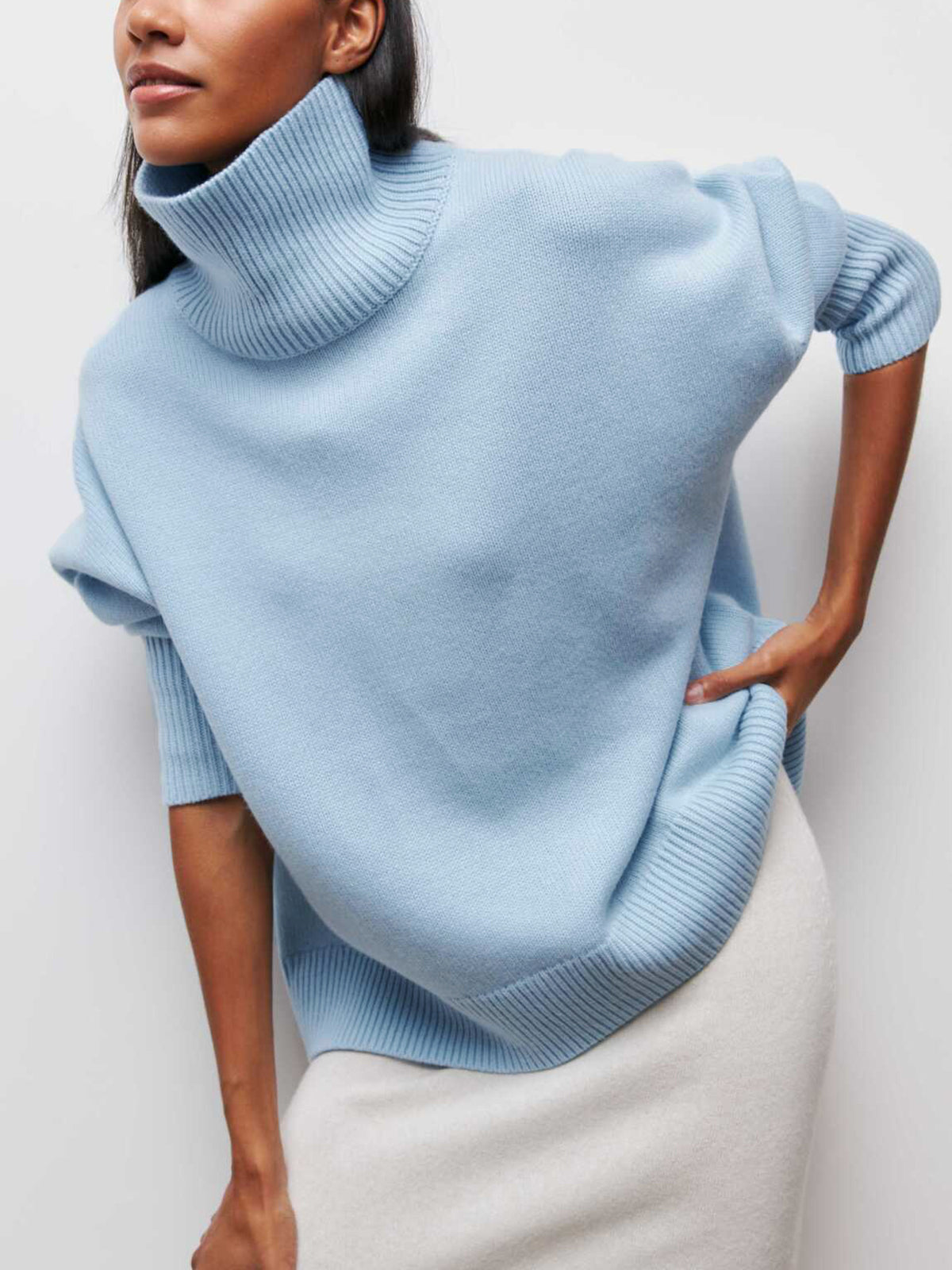 Cleo Turtleneck Oversized Sweater