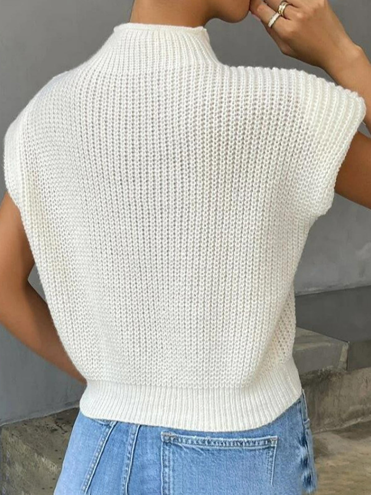 Cleo Sleeve Sweater Vest — photo 6