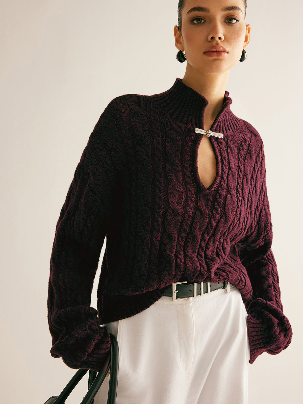 Laure Neckline Knit Top — photo 10