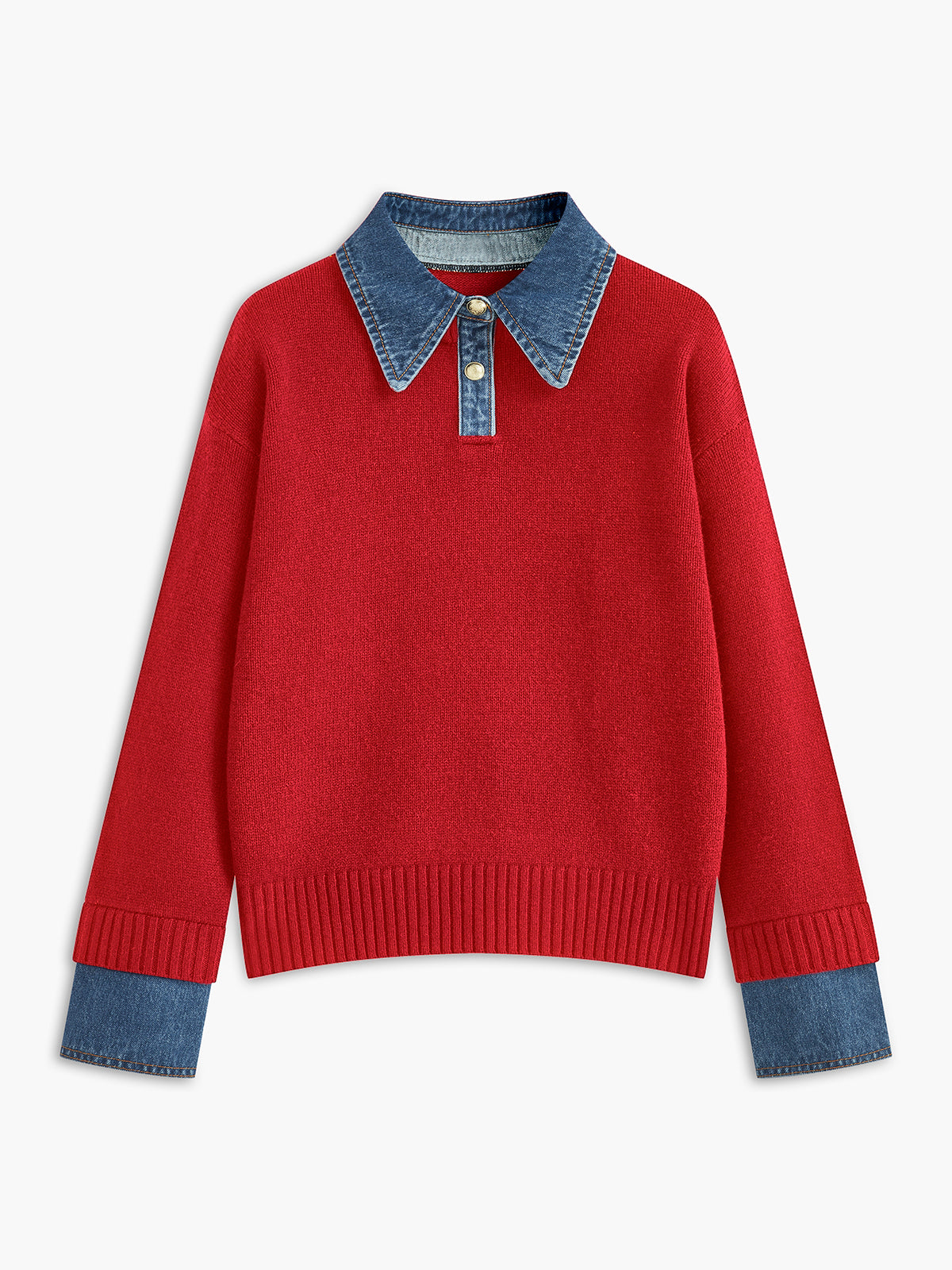 Noelle Lapel Relaxed Sweater — photo 10