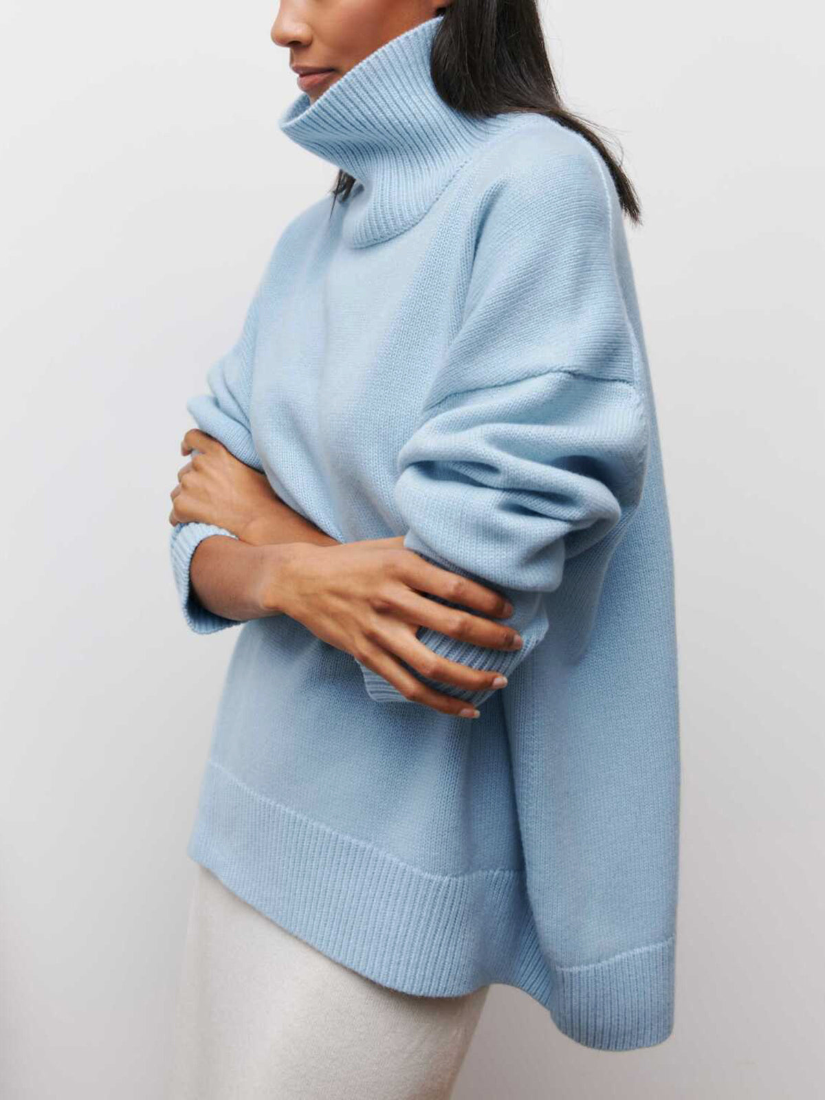 Cleo Turtleneck Oversized Sweater — photo 2