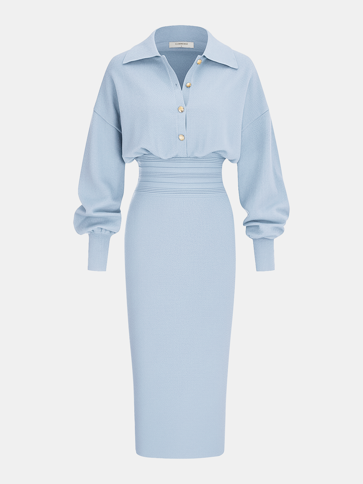 Estelle Knit Shirt Dress — photo 8