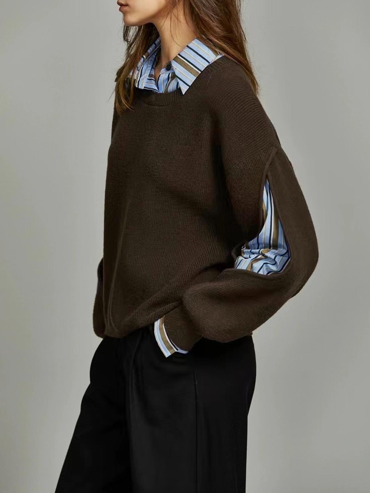 Audrey Ribbed Cutout Sweater — photo 2