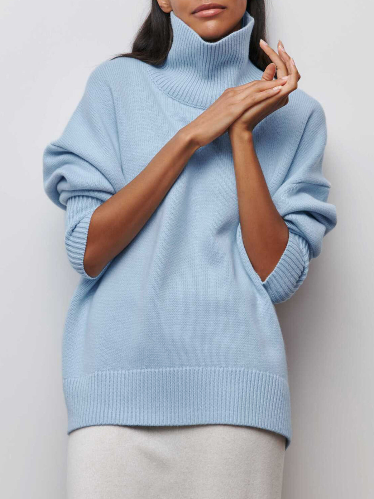 Cleo Turtleneck Oversized Sweater — photo 3