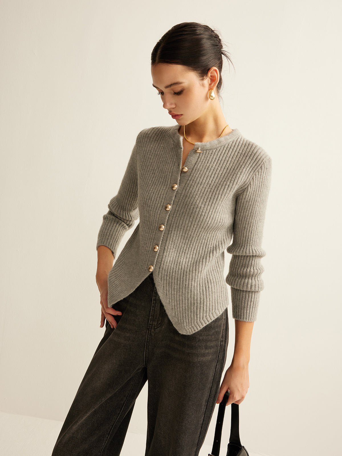 Rosalie Down Split Cardigan — photo 3