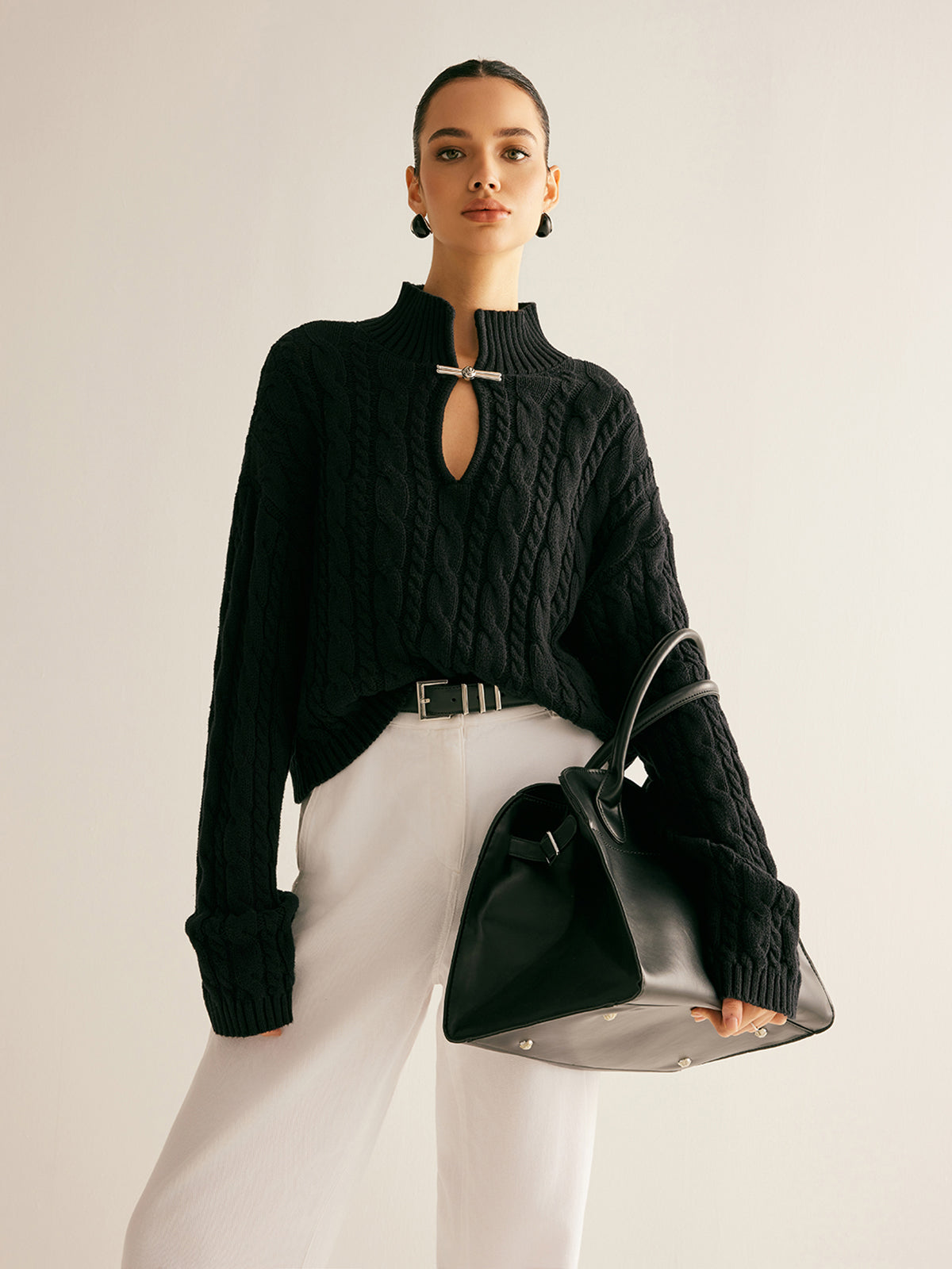Laure Neckline Knit Top — photo 2