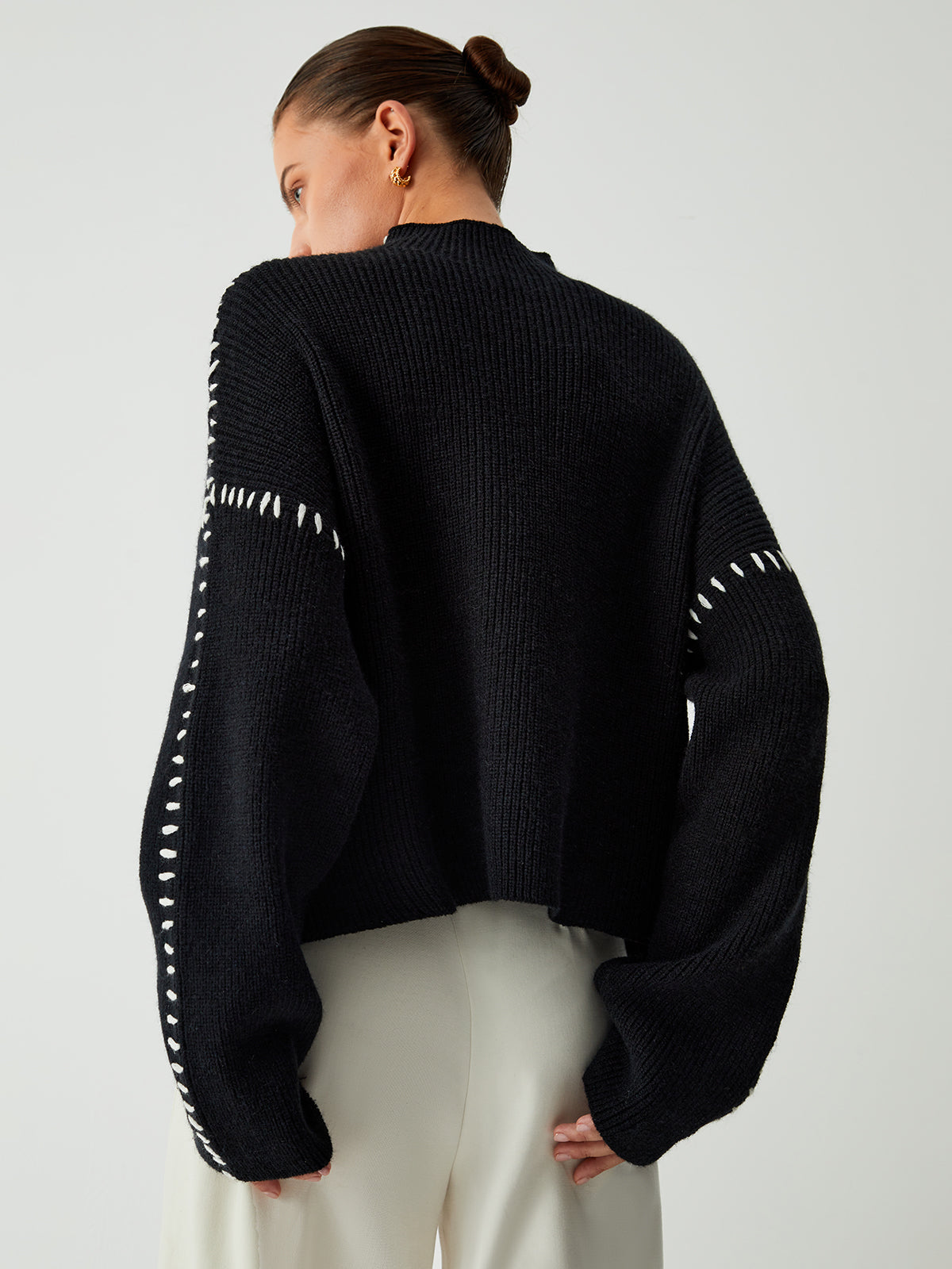 Sylvie Mock Neck Sweater — photo 5