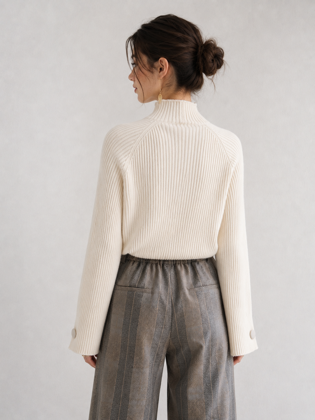 Audrey Plain Ribbed Sweater — photo 5