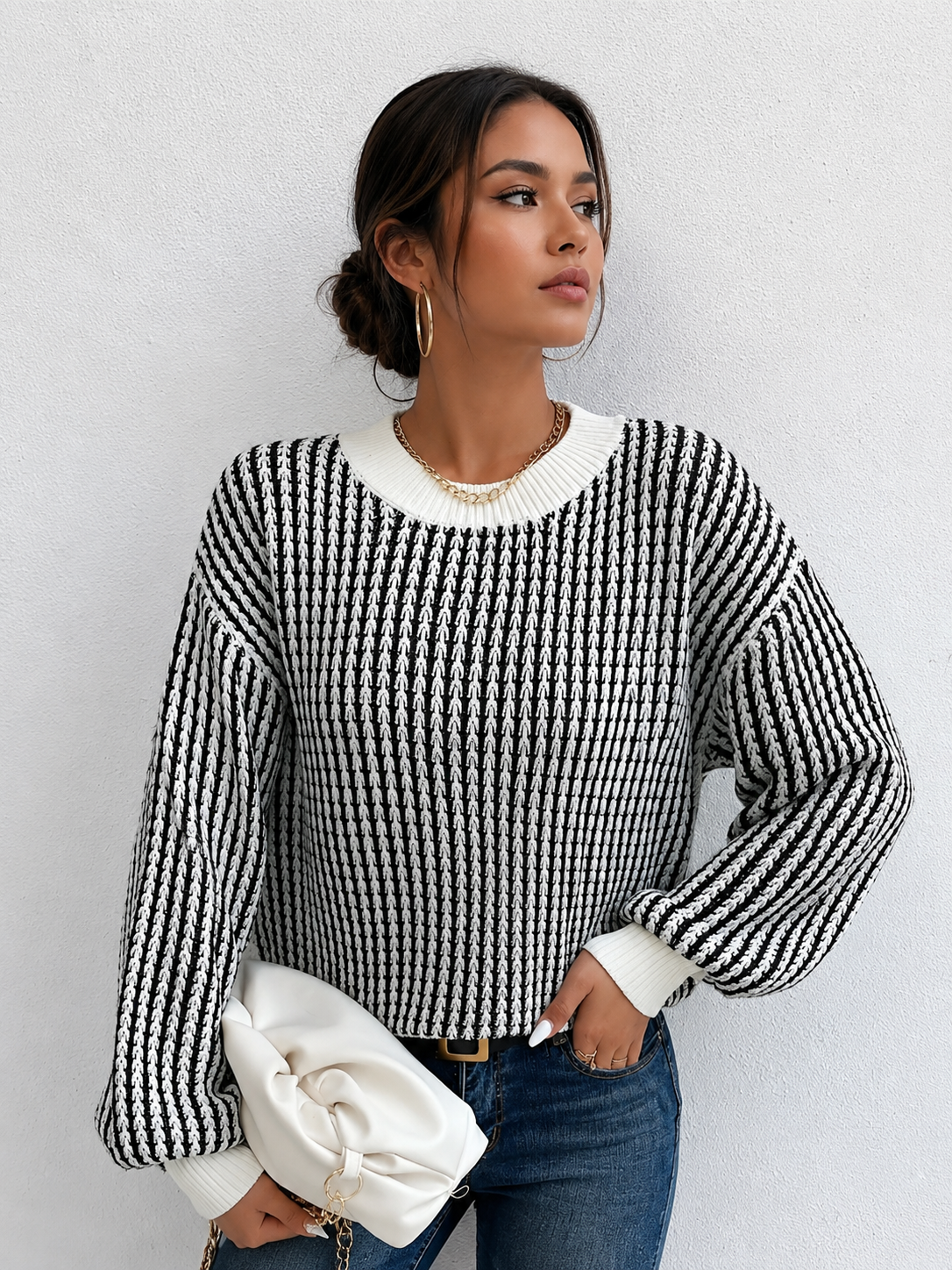 Ines Striped Knit Top — photo 4