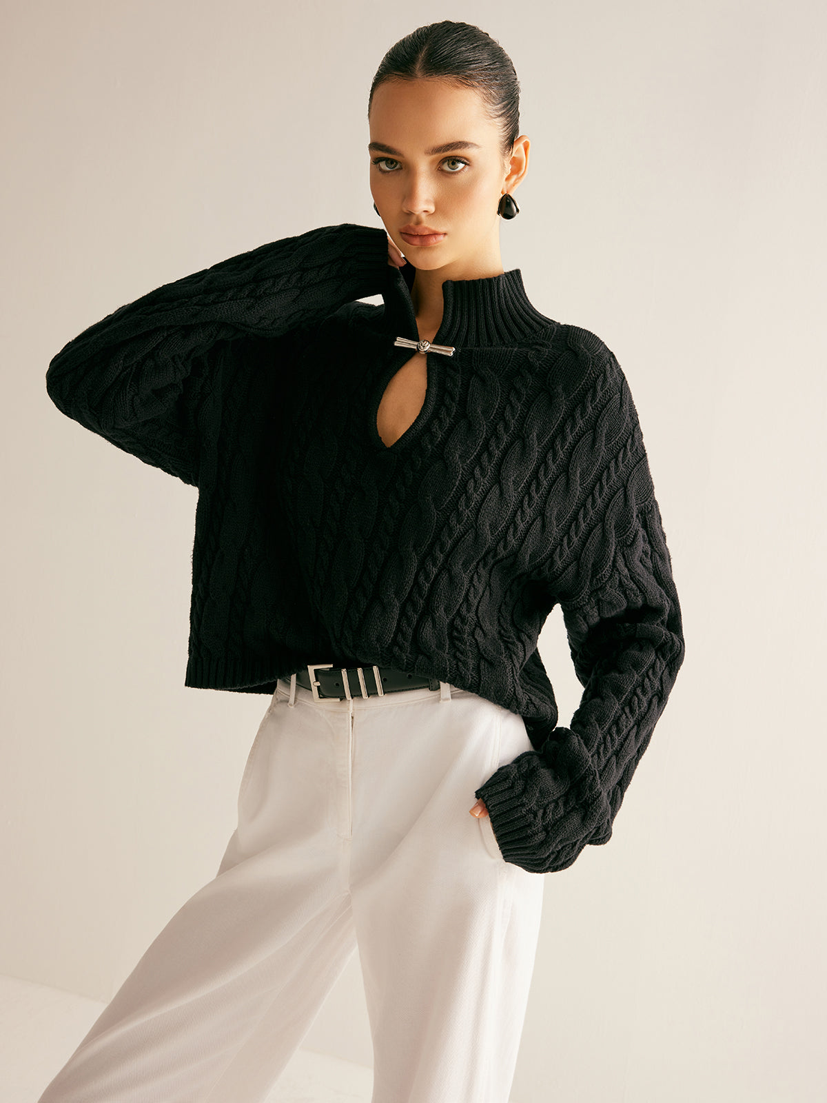 Laure Neckline Knit Top — photo 8